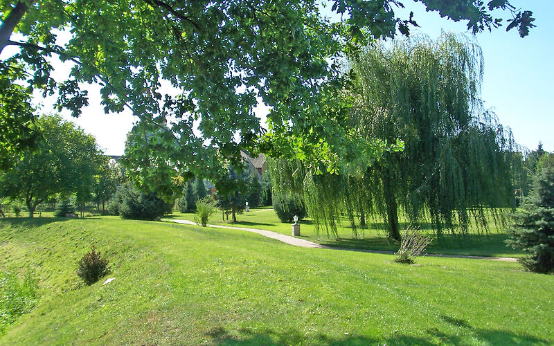 Aussenansicht Hotel "Zum baluen Dach", Foto: Mandy Köchler