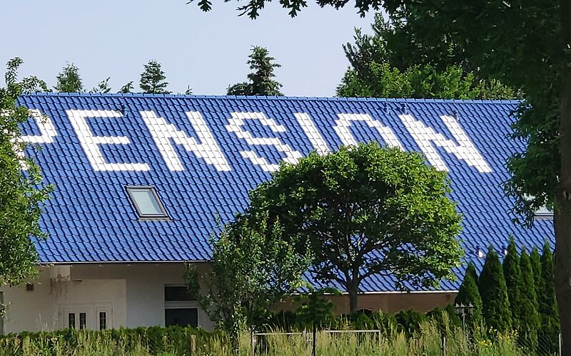Aussenansicht Pension "Am blauen Dach", Foto: Mandy Köchler